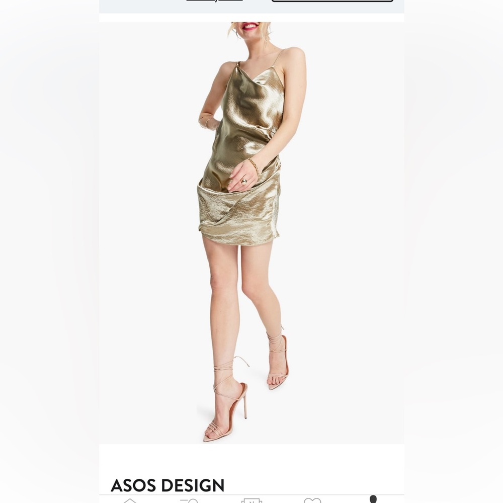 ASOS Design Ruched Mini Dress